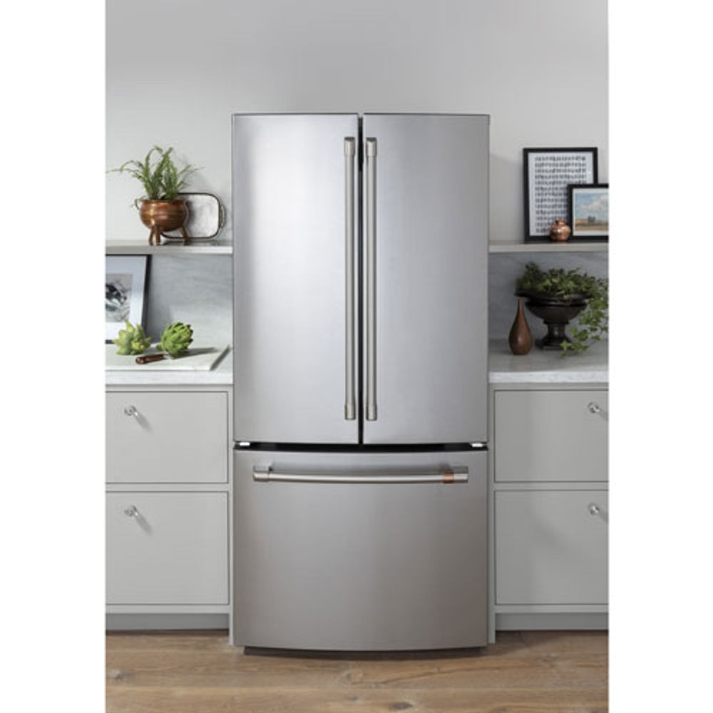 Café 33" 18.6 Cu. Ft. Counter-Depth French Door Refrigerator (CWE19SP2NS1) - Stainless Steel