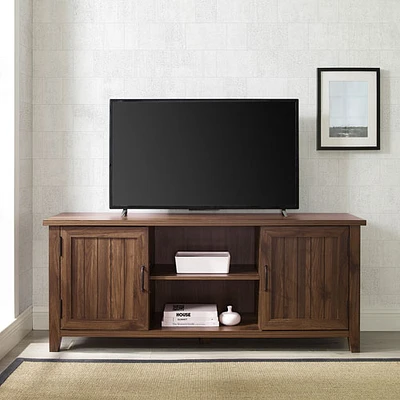 Winmoor Home 64" TV Stand - Dark Walnut