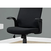 Monarch Ergonomic High-Back Polyester Executive Chair - Black