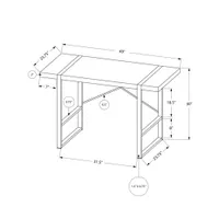 Monarch Contemporary Computer Desk