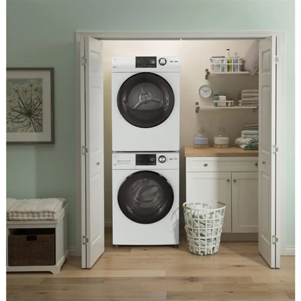 GE 4.1 Cu. Ft. Electric Dryer (GFD14JSINWW) - White