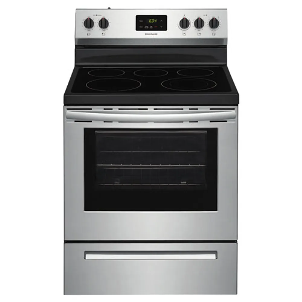 Frigidaire 30" 4.8 Cu. Ft. 5-Element Freestanding Electric Range (FCRE305CAS) - Stainless Steel