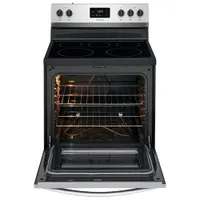 Frigidaire 30" 4.8 Cu. Ft. 5-Element Freestanding Electric Range (FCRE305CAS) - Stainless Steel