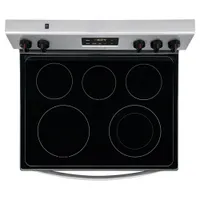 Frigidaire 30" 4.8 Cu. Ft. 5-Element Freestanding Electric Range (FCRE305CAS) - Stainless Steel