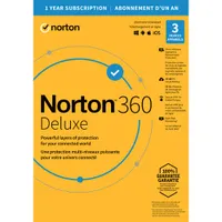 Norton 360 Deluxe (PC/Mac) - 3 Devices - 25GB Cloud Backup