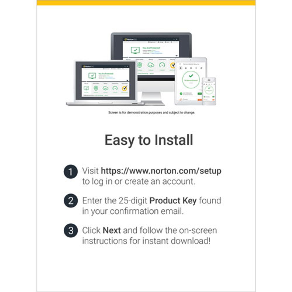 Norton 360 Premium (PC/Mac) - 10 Devices - 75GB Cloud Backup