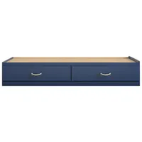 Sierra Ridge Mesa Contemporary Storage Bed - Twin - Blue