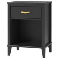 Monarch Hill Hawken Contemporary 1-Drawer Nightstand - Black