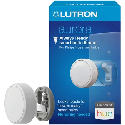 Lutron Aurora Smart Bulb Dimmer (Z3-1BRL-WH-L0-C)