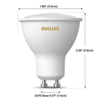 Ampoule DEL blanche et couleur intelligente Bluetooth GU10 Hue de Philips