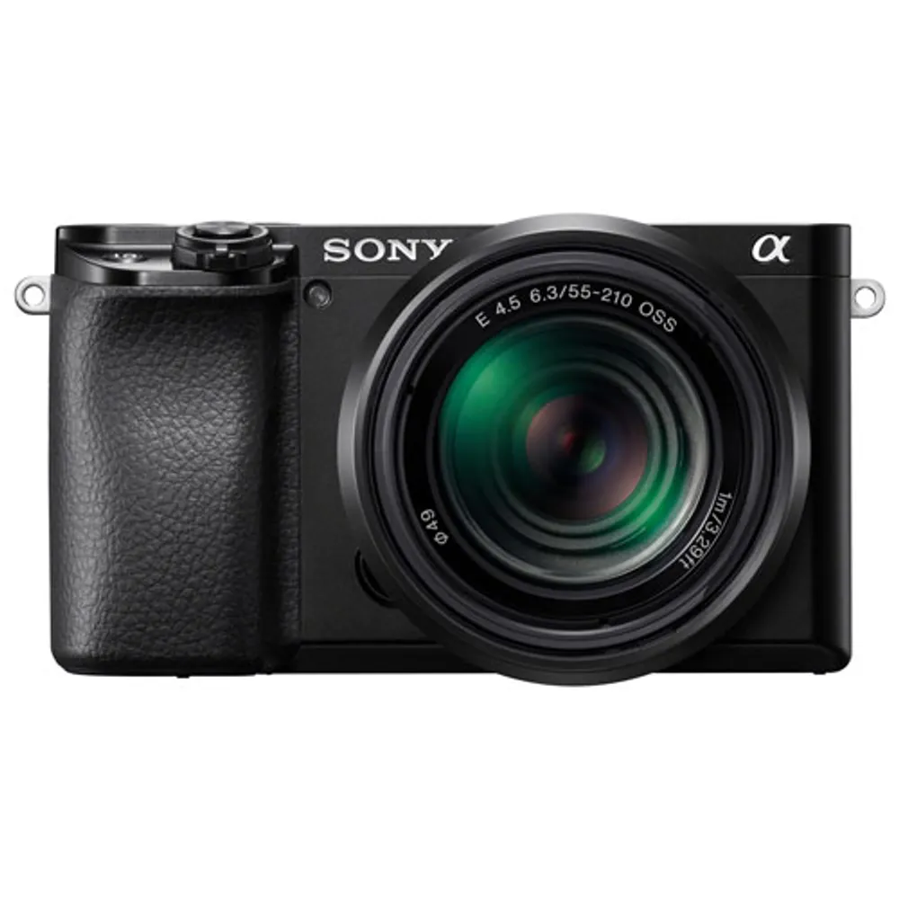 Sony Alpha a6100 Mirrorless Vlogger Camera with 16-50mm/55-210mm Lenses