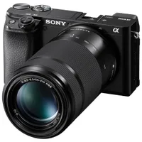 Sony Alpha a6100 Mirrorless Vlogger Camera with 16-50mm/55-210mm Lenses