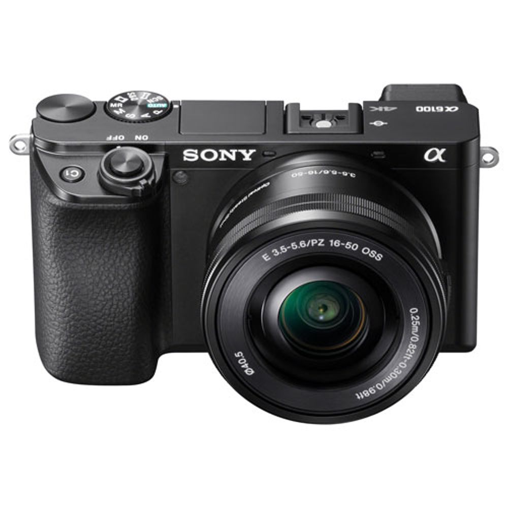 Sony Alpha a6100 Mirrorless Vlogger Camera with 16-50mm Lens Kit