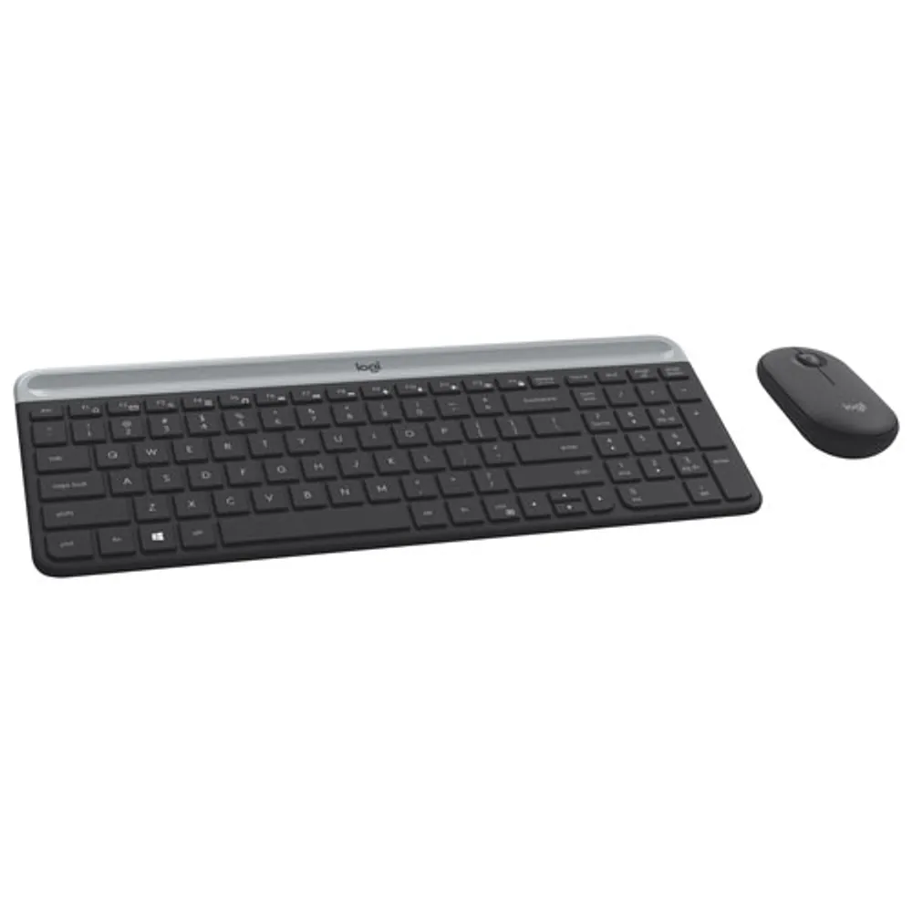 Logitech MK 470 Slim Wireless Optical Keyboard & Mouse Combo - Black