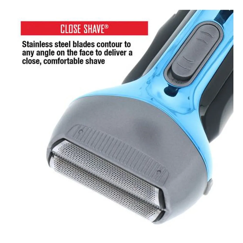 Barbasol Rechargeable Foil Shaver With Stainless Steel Blades