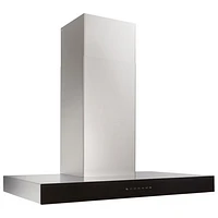 Best 36" Wall Mount Range Hood (WCB3I36SBB) - Stainless Steel with Glass