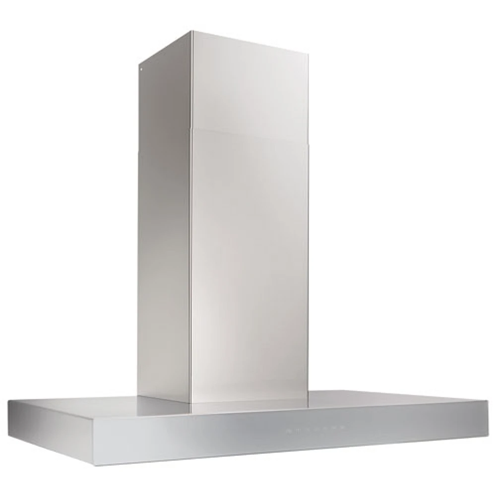 Best 36" Wall Mount Range Hood (WCB3I36SBS) - Stainless Steel with Glass