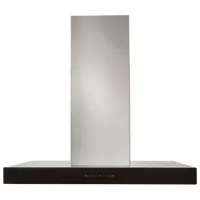 Best 36" Island Mount Range Hood (ICB3I36SBB) - Stainless Steel with Glass