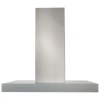 Best 36" Island Mount Range Hood (ICB3I36SBS) - Stainless Steel with Glass