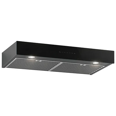 Best 30" Under Cabinet Range Hood (UCB3I30BLSB) - Black Stainless with Glass