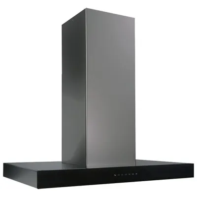 Best 36" Island Mount Range Hood (ICB3I36BLSB) - Black Stainless