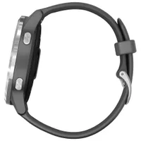 Garmin vivoactive 4 45mm GPS Watch with Heart Rate Monitor - Silver/Shadow Grey