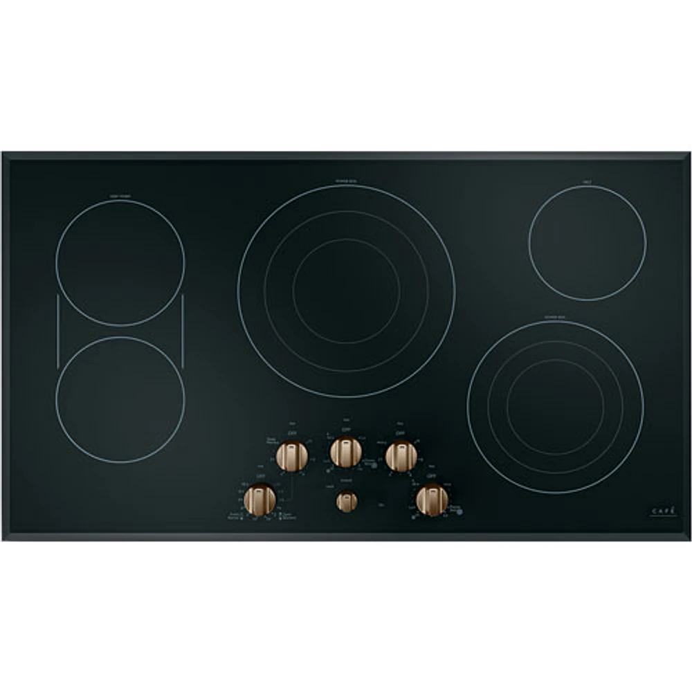 Ensemble de boutons 5 pièces pour surface de cuisson électrique Café (CXCE1HKPMBZ) - Bronze brossé