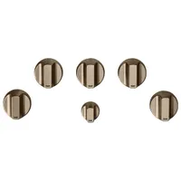 Ensemble de boutons de 5 pièces pour surface de cuisson au gaz Café (CXCG1K0PMCU) - Cuivre brossé