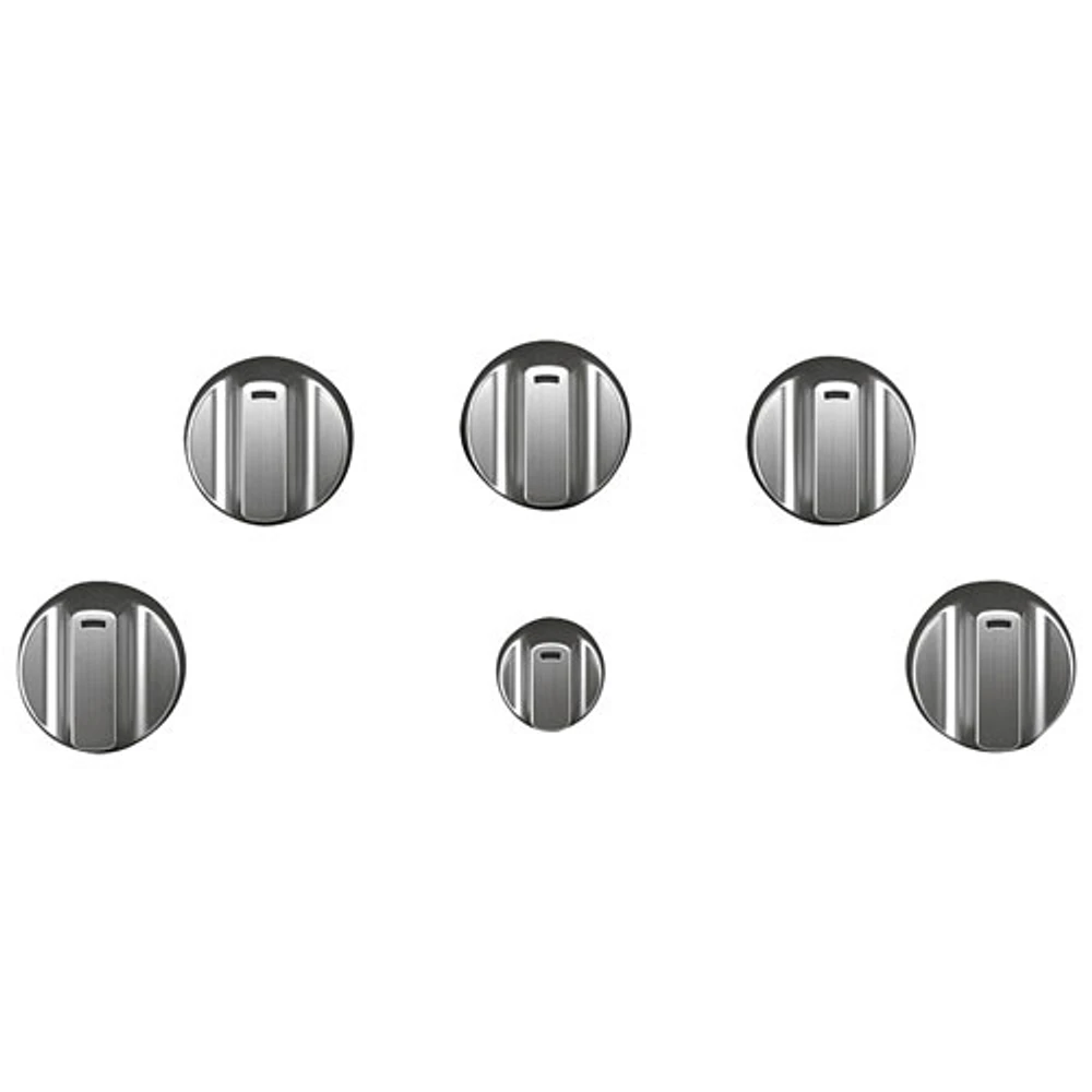 Café 5-Piece Electric Cooktop Knob Set (CXCE1HKPMSS) - Brushed Stainless