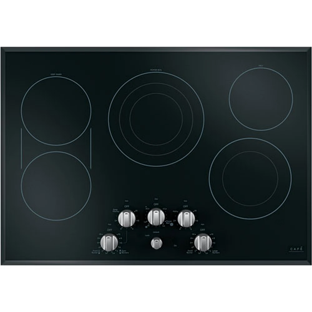 Café 5-Piece Electric Cooktop Knob Set (CXCE1HKPMSS) - Brushed Stainless