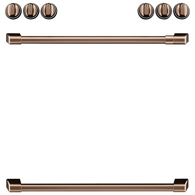 Café 8-Piece Electric Cooktop Handle Kit (CXFCEHKPMCU) - Brushed Copper