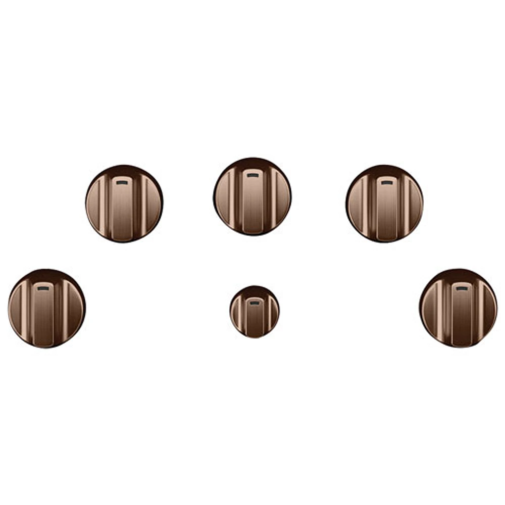 Café 5-Piece Electric Cooktop Knob Set (CXCE1HKPMCU) - Brushed Copper