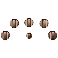 Café 5-Piece Electric Cooktop Knob Set (CXCE1HKPMCU) - Brushed Copper