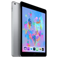 Fido Apple iPad 9.7" 32GB with Wi-Fi & 4G LTE - Space Grey (6th Generation) - Monthly Financing