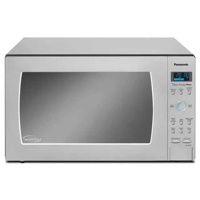 Panasonic Family Size 2.2CuFt Countertop Microwave Oven with Cyclonic  Inverter Technology NN-SN97HS