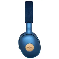 House of Marley Positive Vibration XL Over-Ear Bluetooth Headphones - Blue