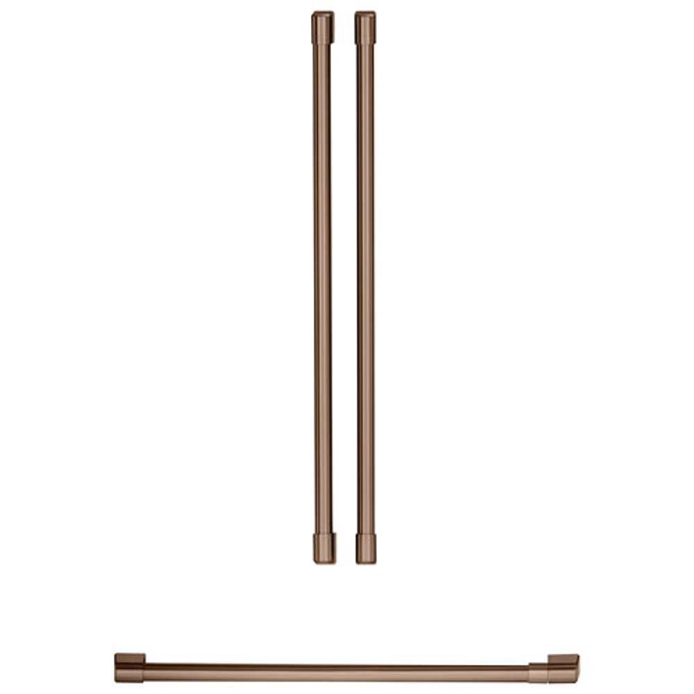 Café 3-Piece Refrigerator Handle Kit (CXMB3H3PNCU) - Brushed Copper