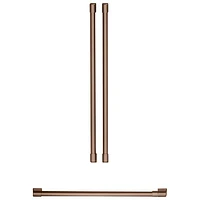 Café 3-Piece Refrigerator Handle Kit (CXMB3H3PNCU) - Brushed Copper