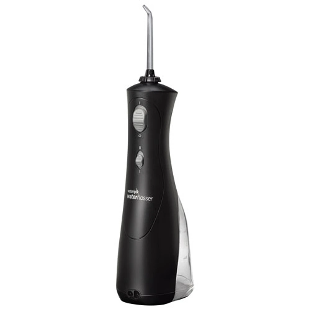 Waterpik Cordless Plus Water Flosser (WP-462C) - Black/Satin Silver