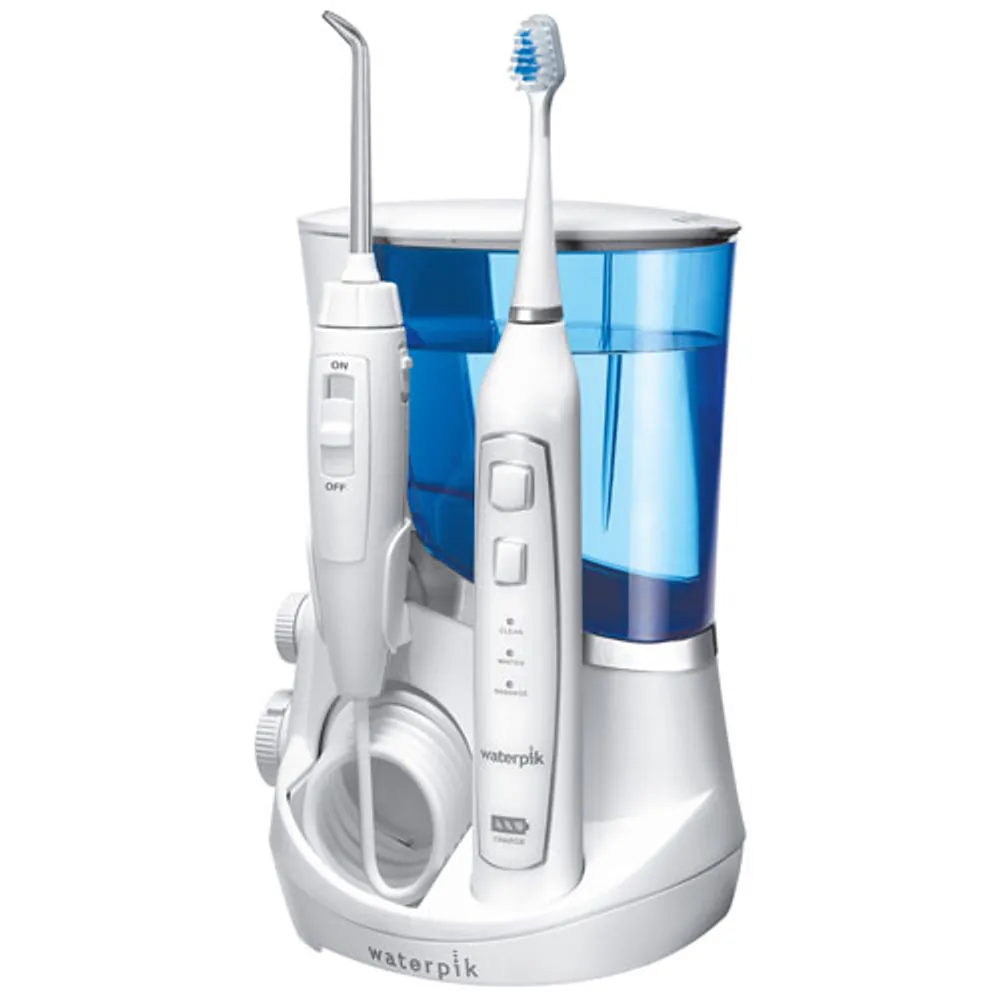 Waterpik Complete Care 5.0 Water Flosser (WP-861C) - White/Blue