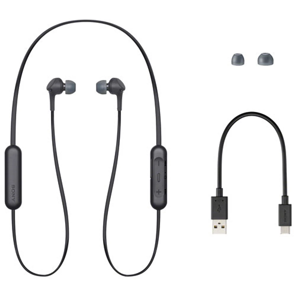 Écouteurs boutons Bluetooth WI-XB400 de Sony - Noir