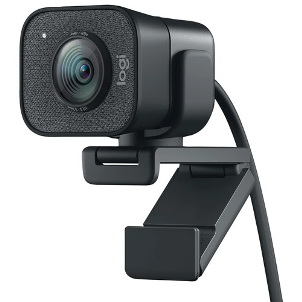 Caméra Web HD intégrale 1080p StreamCam Plus de Logitech - Graphite