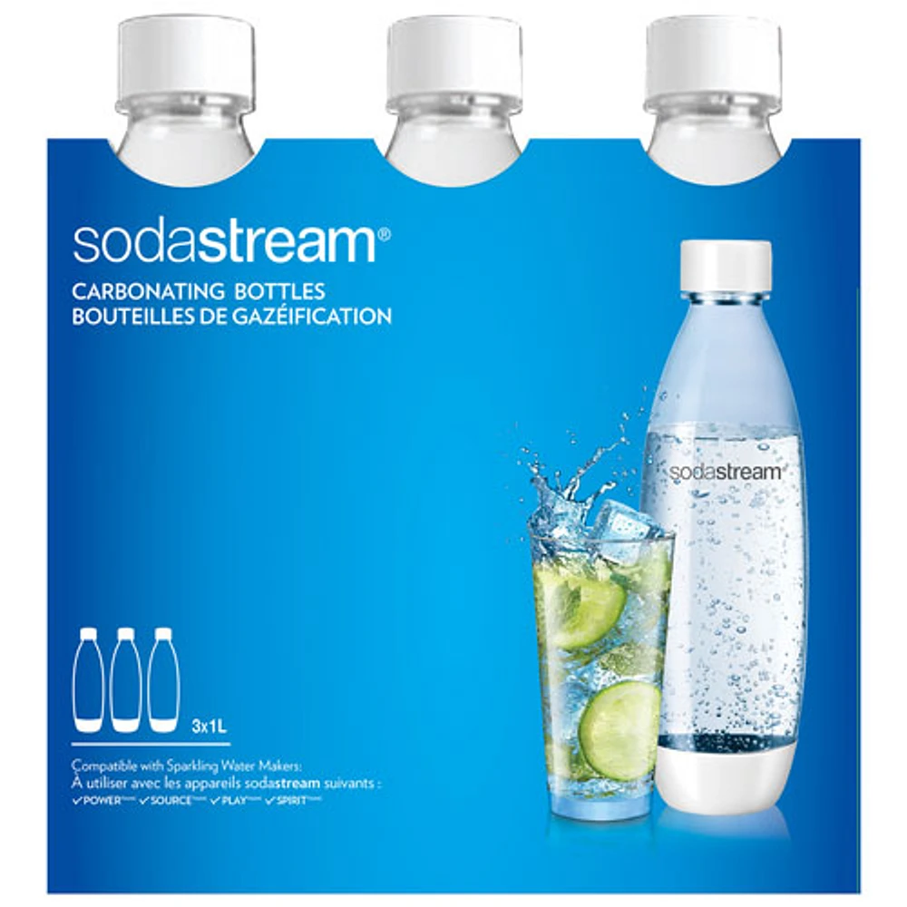 SodaStream 1-Litre Fuse Carbonating Bottle with Accents