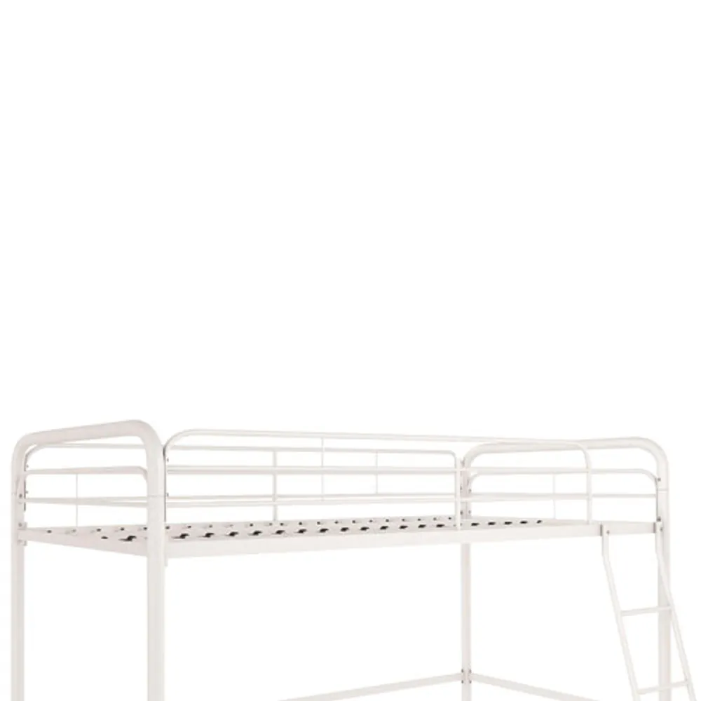 Junior Contemporary Bunk Bed - Twin - White