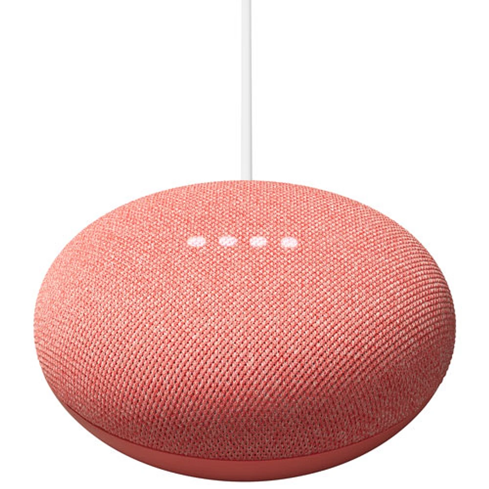 Google Nest Mini (2nd Gen) Smart Speaker - Coral