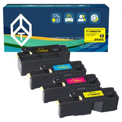 TToner Xerox Black/Colour Toner (TT-106R02759) - 4 Pack