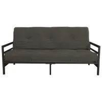 DHP Rio Contemporary Polyester Futon - Grey