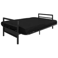 DHP Rio Contemporary Polyester Futon - Black