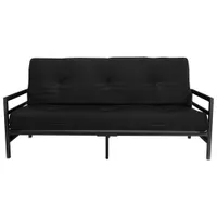 DHP Rio Contemporary Polyester Futon - Black