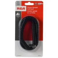 RCA 12 ft. Modular Phone Coil Cord (CTP280BLR)